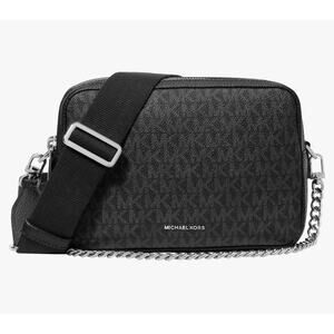 Michael Kors Bryant Medium Double Zip Chain Camera Crossbody Bag